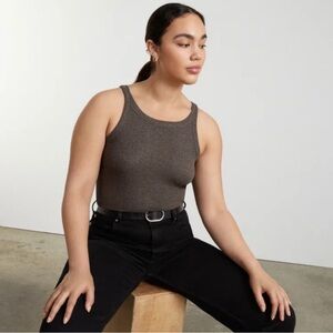 Everlane Pima Microrib Crop Tank